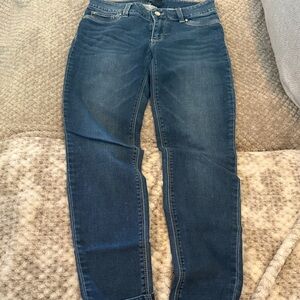 White House Black Market Dark Blue Skinny Jeans